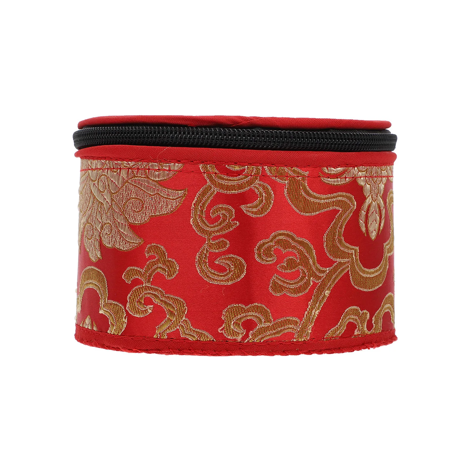 

Buddhist Handmade Embroidered Auspicious Cloud Durable Tibetan Singing Bowl Holder Storage Pouch For Full Moon Song