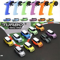TURBO RACING 1:76 RTR C61 C62 C63 C64 C72 C73 C74 C75 C81 Mini Remote Control Car High Simulation Desktop Children Adult Gift