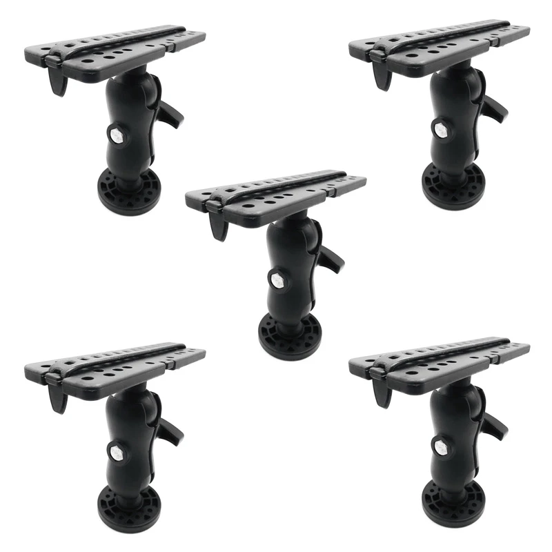 5X Ball Mount With Fish Finder And Universal Mounting Plate Kayak Accessories