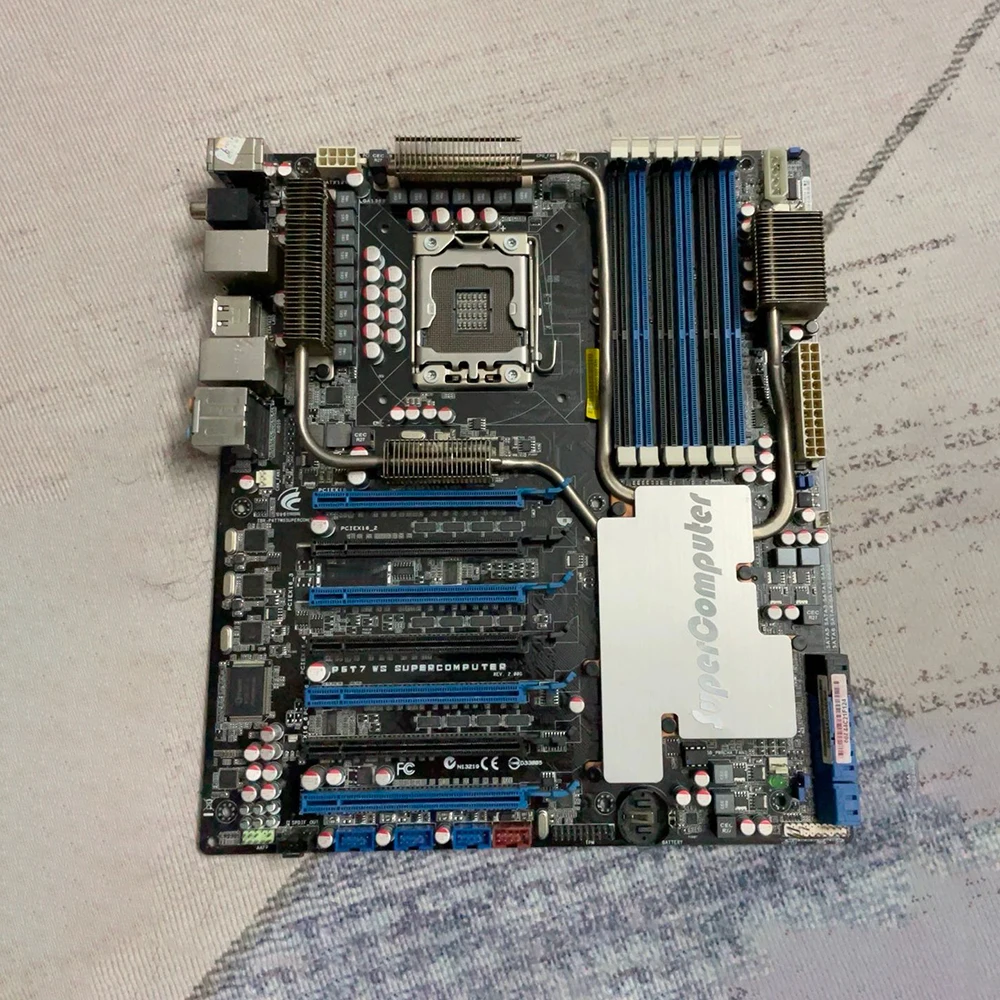 Para placa base ASUS CPU i7 960 x58 placa base de lujo P6T7 WS supercomputer