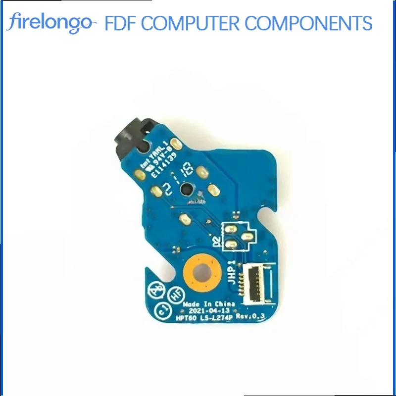 For HP Spectre X360 16-F1013DX Audio Jack Board LS-L274P Replacement Headphone Port Daughterboard