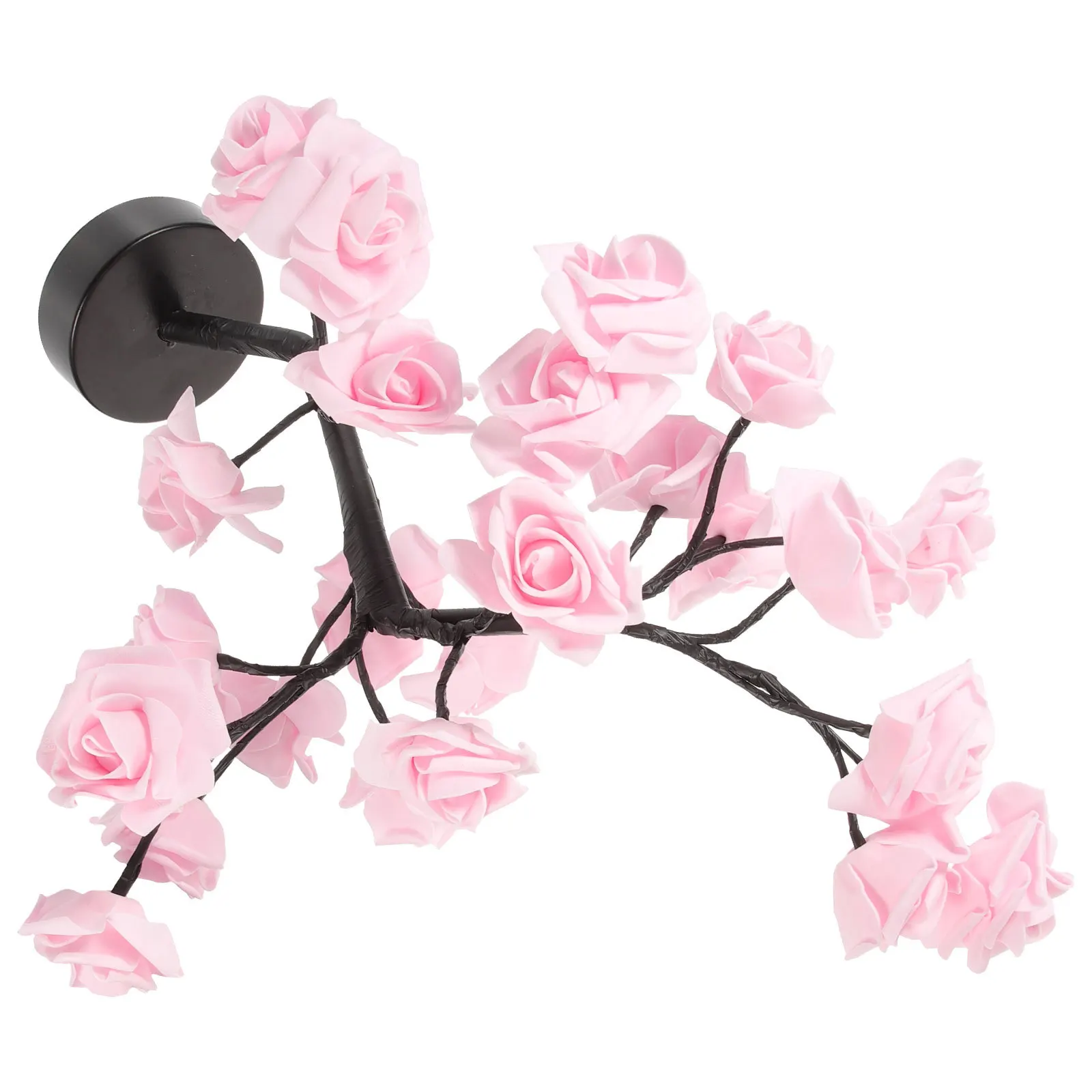 

1pcs Rose Tree Lamp Led Light Up Tree Flower Desk Night Light For Bedroom Decor Indoor Table Lamp Bedside Decorative Lighting