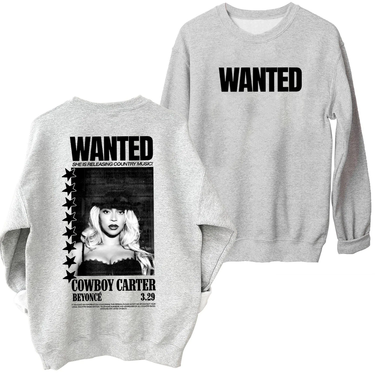 Cowboy Carter Album bluza z kapturem Beyonce Beyonce Merch Beyonce prezent dla fanów bluza oversize pulowerowe topy