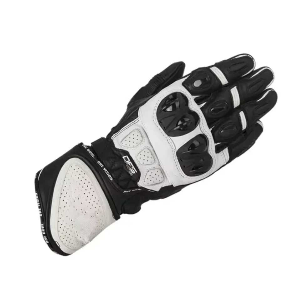 

New 3-color Genuine Leather GP PLUS R Motorcycle Gloves Anti Drop Track off-road Motorcycle Gloves