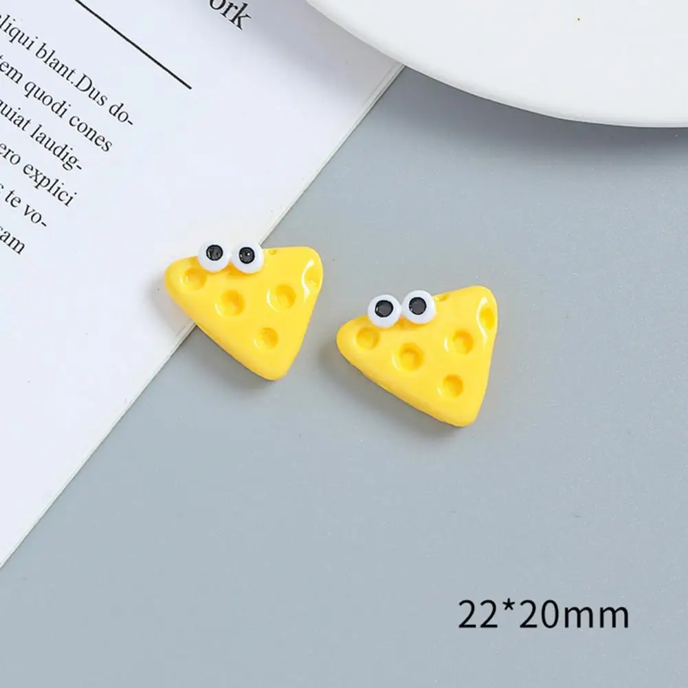 Hair Clips Charm 10Pcs Beautiful Rich Details Big Eyes  Phone Case Handmade Resin Accessories Kid Toy