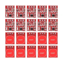 10/20/50/100Pcs TTP223 Touch Button Modular Self-Locking Jog Capacitive Switch Single-Channel Transformation