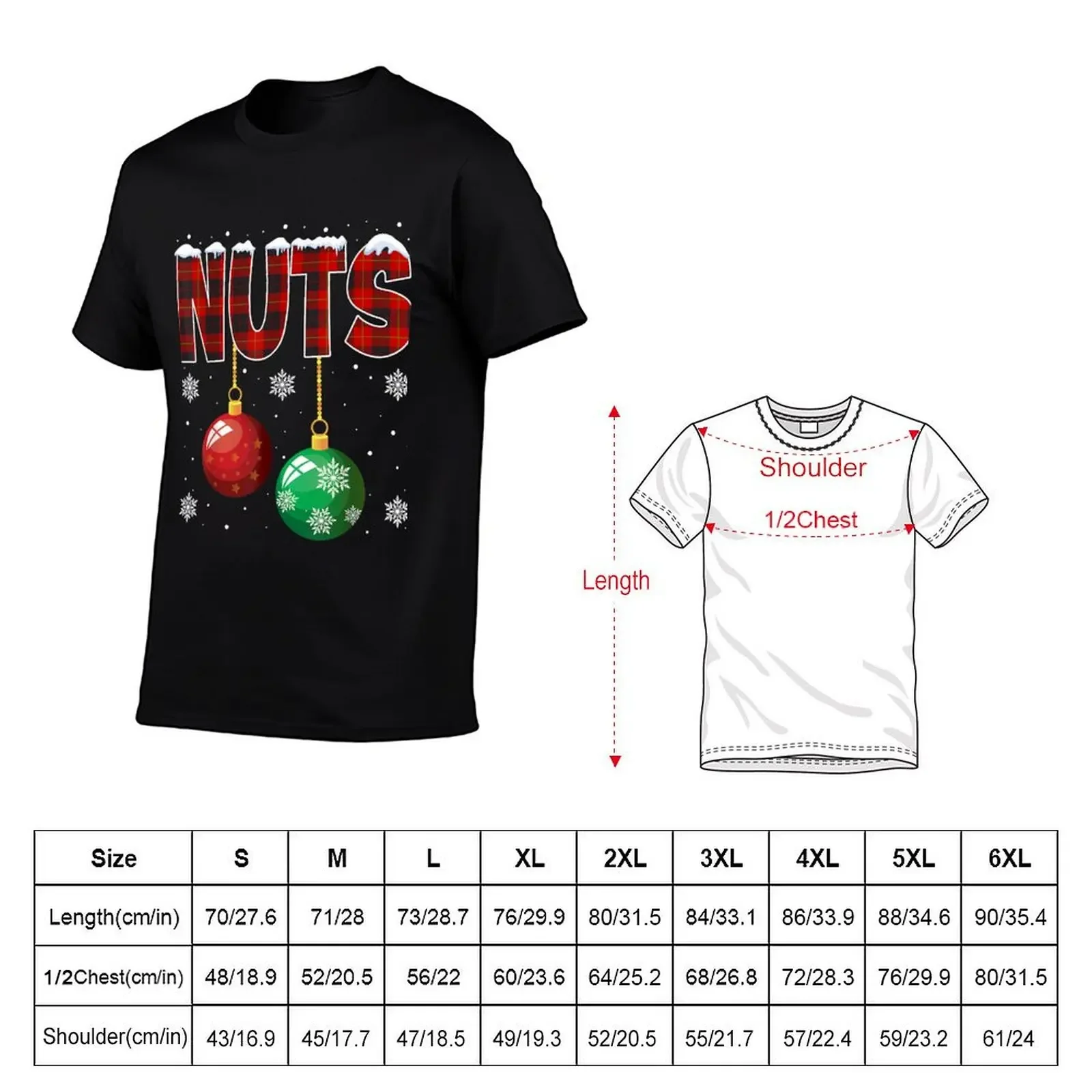 Chest Nuts Christmas Matching Couple Chestnuts T-Shirt blacks oversized t shirt plain white t shirts men