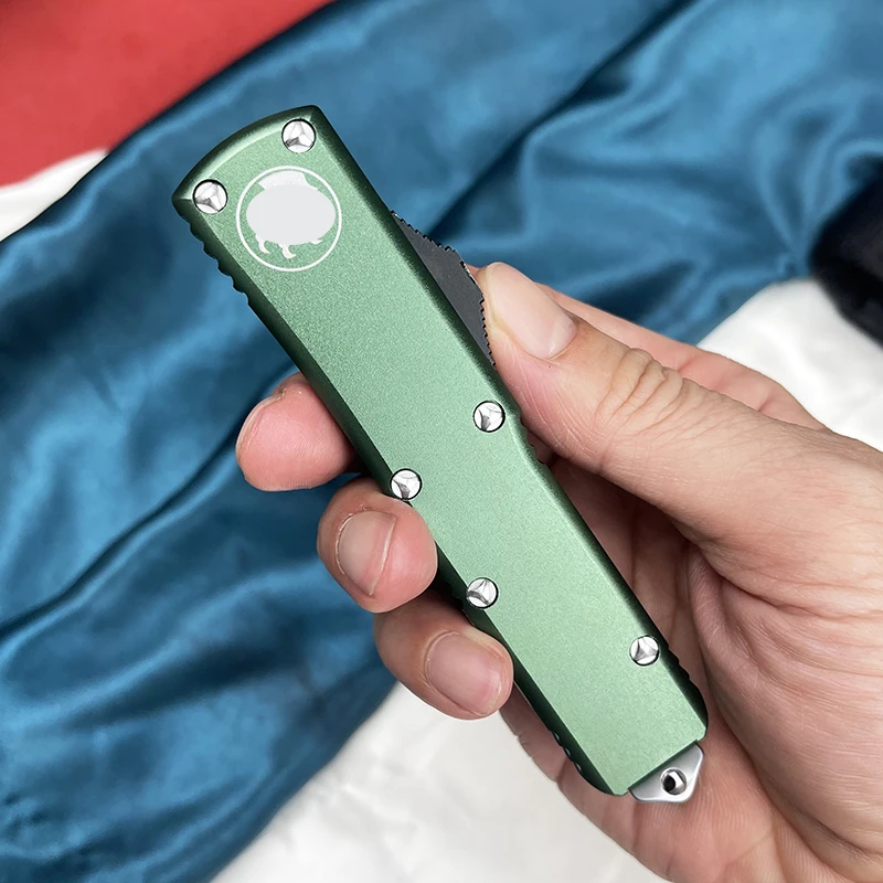 

UT85 MICRO ULTRA OTF Нож TECH Knife D2 острое лезвие T6 Алюминий EDC Тактические карманные ножи для самообороны на открытом воздухе