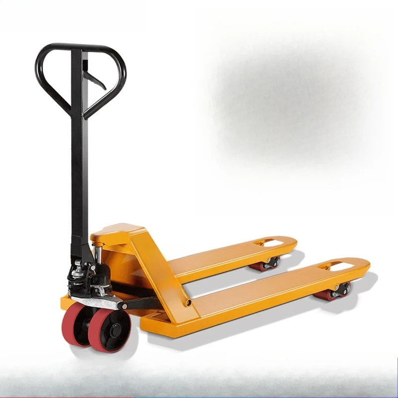 Arc Forklift Hydraulic Truck Earth Cow Manual Stacking Pallet Truck Lift Truck Flatbed Hand Pull Tow Trolley
