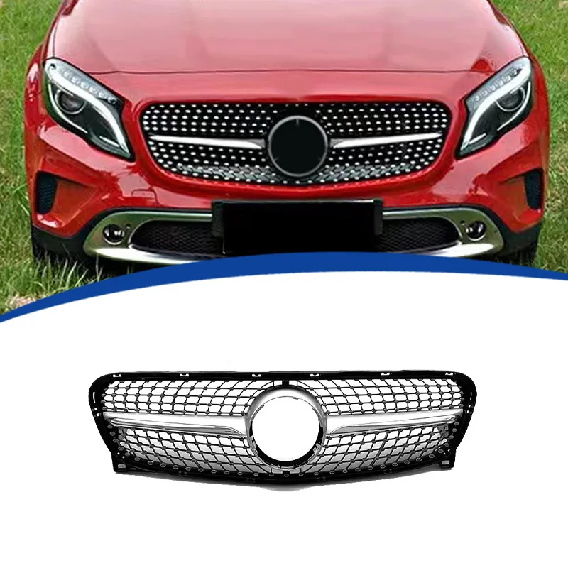 

For Mercedes-Benz GLA-Class X156/2014-2016 Starry Sky Grille Mesh Front Cover Body Kit Racing Grills