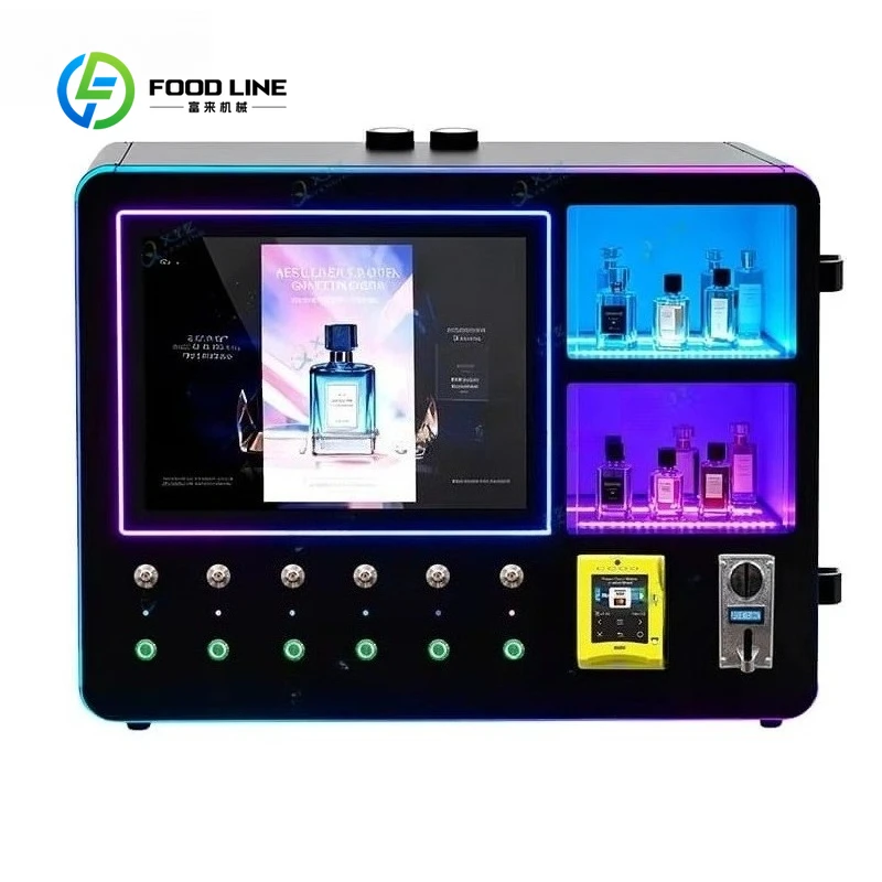 

Customized Unmanned Self-service Table Wall Mounted Perfume Vending Machine Small Smart Cologne Perfume Spraying Vending Machine
