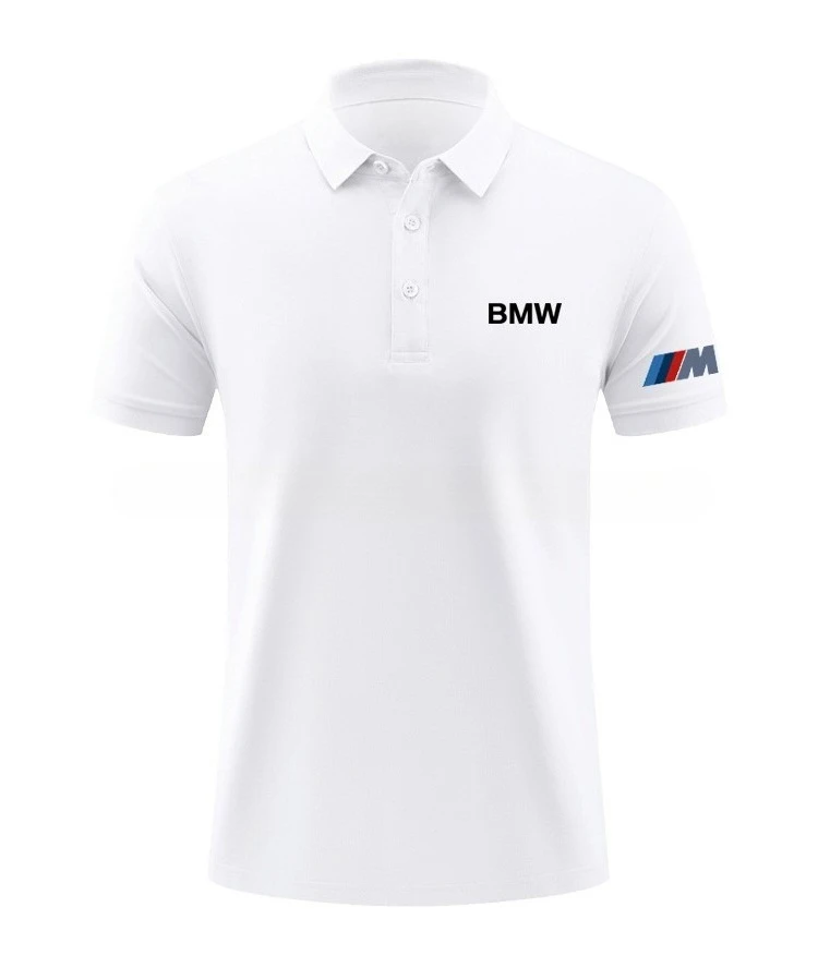 

Lapel Short-sleeved T-shirt BMW2025 Summer POLO Shirt T High-quality Printed Men's and Women's Same Lapel Short-sleeved Top