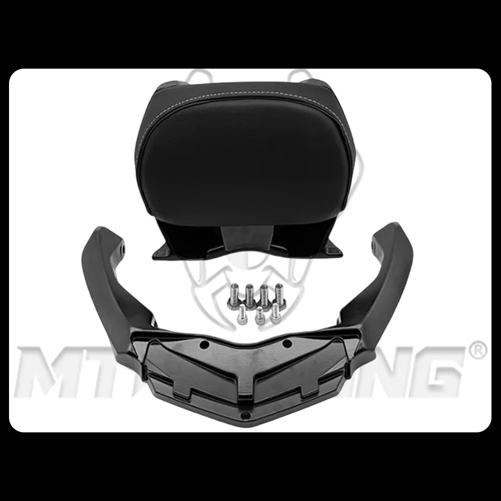 FOR HONDA FORZA 350 ADV 350 ADV250 2022-2025 Motorcycle Black Rear Passenger Seat Tailstock Backrest Back Rest Cushion Pad