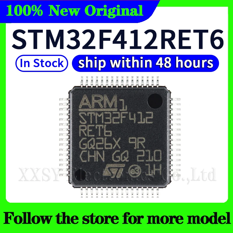 

STM32F412RET6 В наличии
