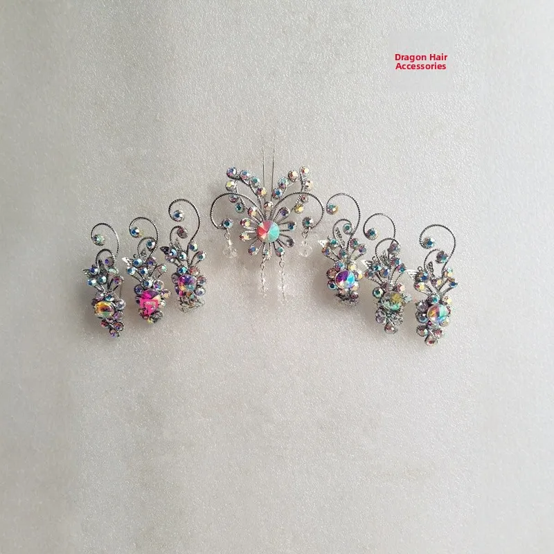 

Original Design Diy Handmade Opera Headwear Beijing Opera Kun Opera Yue Opera Flower Face Diamond Stage Children Bubble