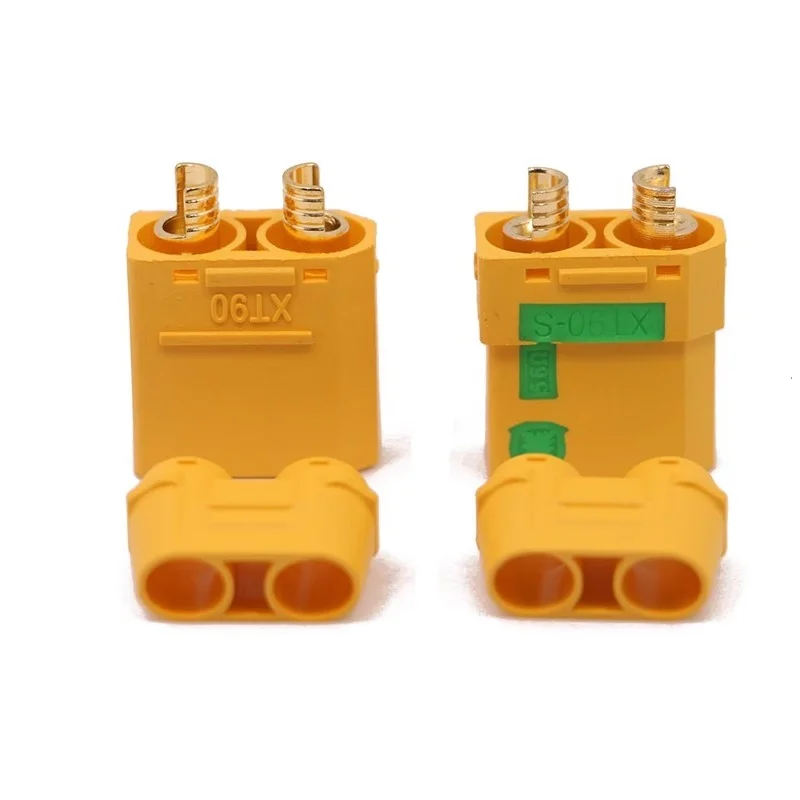 

4.5mm Flameproof Connector XT90-S gilt Airplane Connector 5Pcs/lot