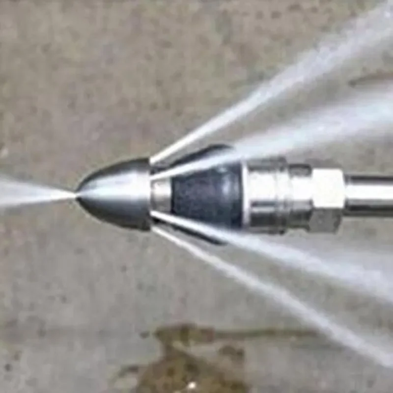 Metall 1/4 Zoll Schnell Hochdruckreiniger 6 Düse Universal Waschmaschine Abflussrohr Baggerreinigungsdüse