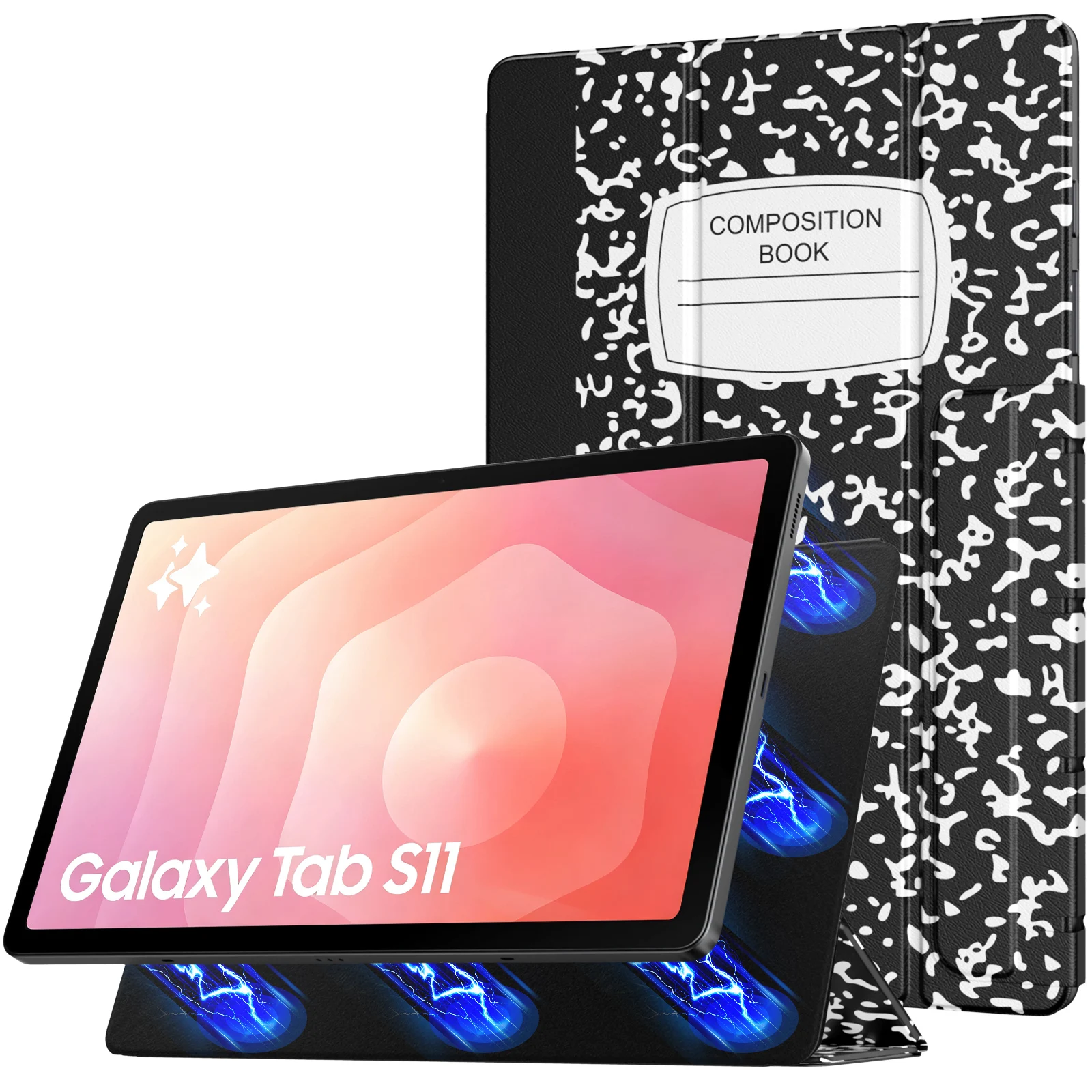 Magnetic Case for Samsung Galaxy Tab S11 11 Inch 2025 SM-X730/X736B,Slim Smart Lightweight Stand Cover Support Auto Wake/Sleep