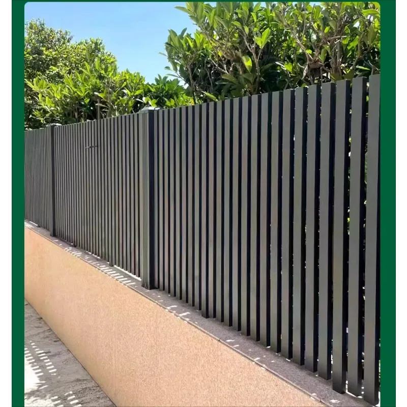 Aluminum alloy fence  Small yard Villa railing Courtyard fence Outdoor  Aluminum art iron fence Garden