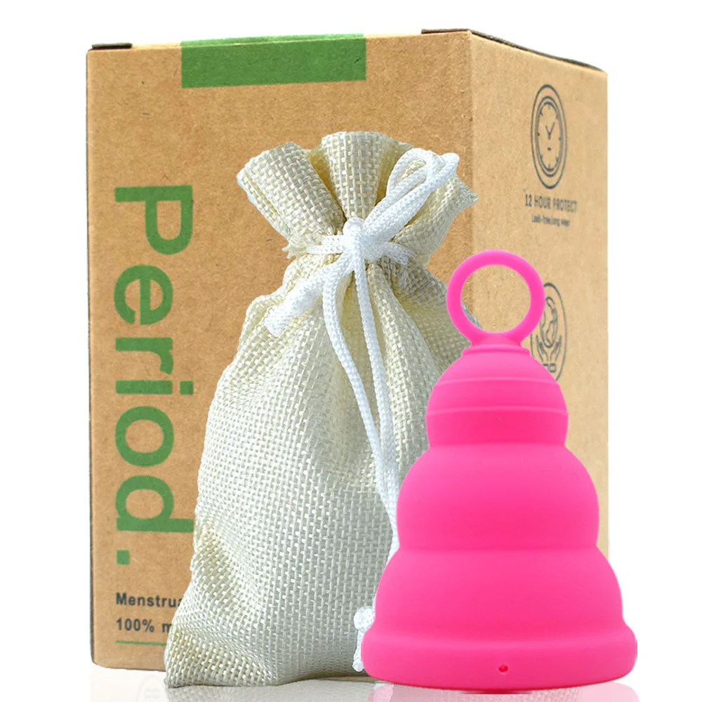 Menstrual Medical Silicon Cup Vaginal Vagina Menstrual Collector Free Shipping Sterilizer Cups Period Silicone Menstruation Care