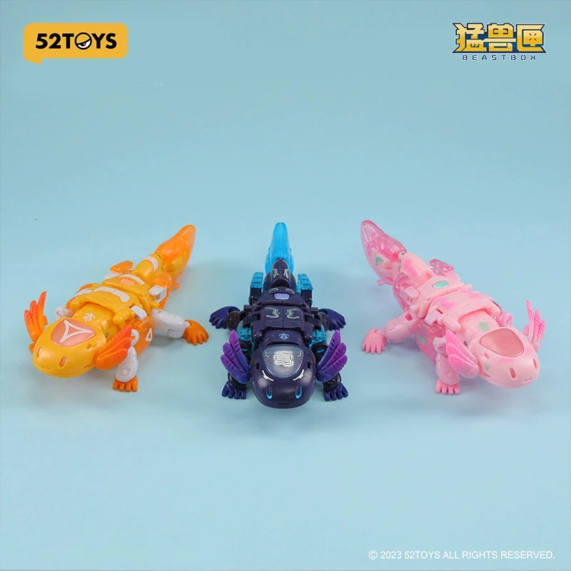 BEASTBOX – jouets périphériques d'animation originaux, salamandre en boîte, jouets déformés Gacha, Collection de figurines d'action Anime