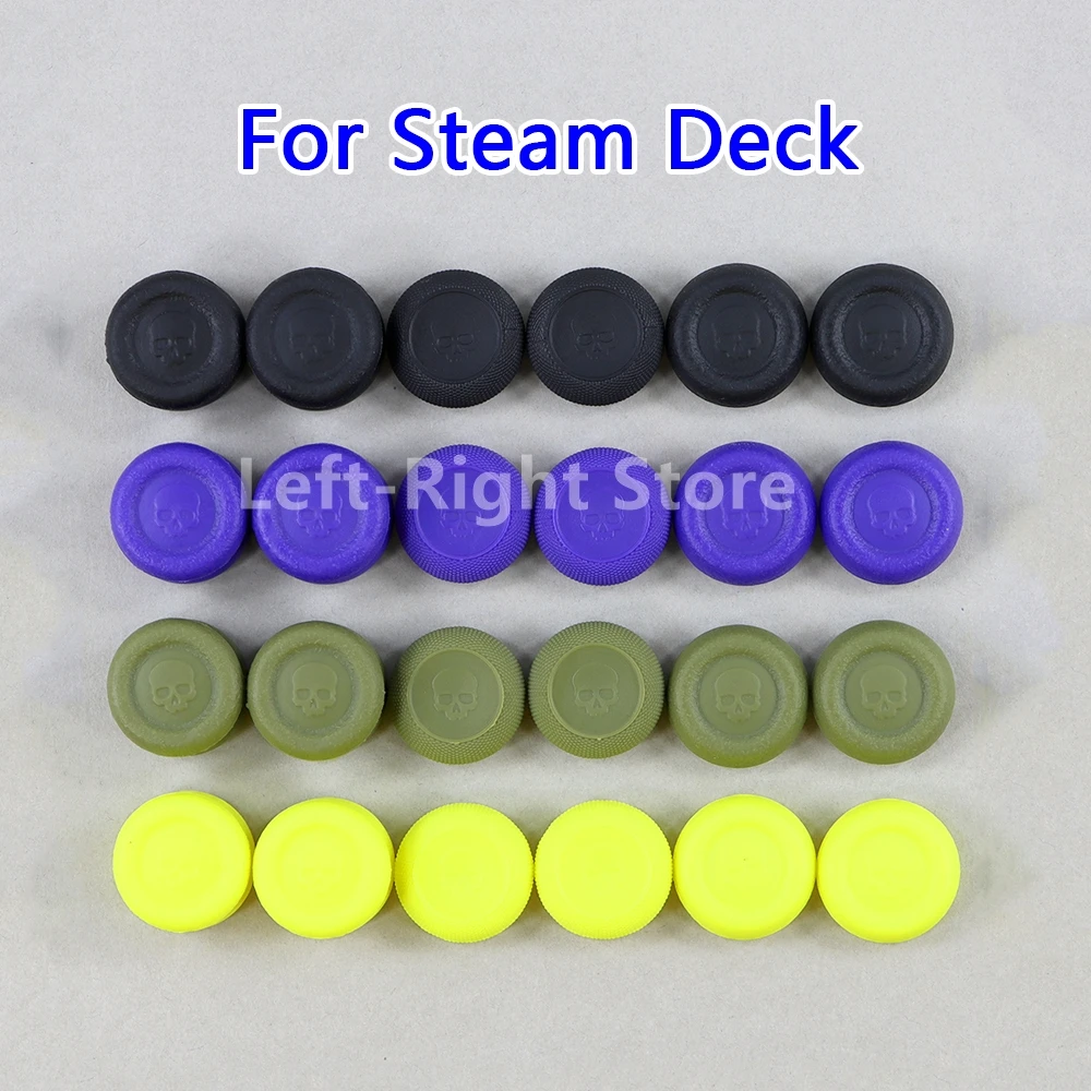 8sets Silicone Thumb Grip Set For Steam Deck Thumbstick Analog Stick Cap For SteamDeck Console