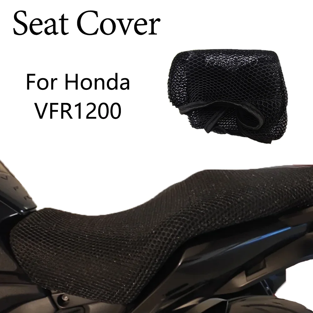 For Honda VFR1200 VFR 1200 VFR 1200 Motorcycle Seat Cover Heat Insulation 3D Mesh Fabric Breathable Non-Slip Protection Cushion
