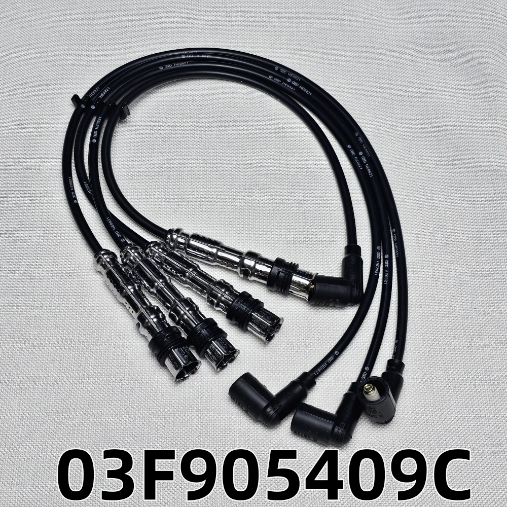 

A set Lgnition lead 03F905409C For Skoda Yeti Octavia Rapid Fabia Audi A3 S3 A1 VW Polo Golf Jetta beetle