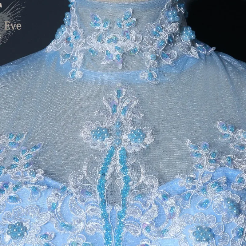 ชุดแต่งงานปักลายแบบยืนสำหรับผู้หญิงปี 2026 ชุดราตรี แฟชั่นทันสมัย ทรงเข้ารูป ชุดเดรสยาวสำหรับงานแสดง สวยสง่า