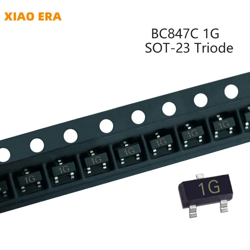 

50 шт., SMD NPN строительные фонари, SOT-23, BC848A, 1J, BC856A, 3A, BC847B, 1F, транзисторный Триод 5C, BC807-40 6C, BC817-40 6B, BC857B, 3F, IC