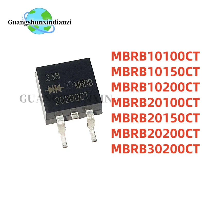 10PCS 100% 새 MBRB10100CT MBRB10150CT MBRB10200CT MBRB20100CT MBRB20150CT MBRB20200CT MBRB30200CT TO-263