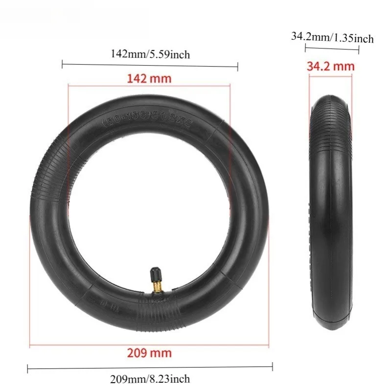 1/2 قطعة تنطبق على الإطارات الصلبة M365/1S للسكوتر الكهربائي Xiaomi، مجموعة الإطارات 8.5x2 بوصة مع الداخلية لسكوتر Mijia #2