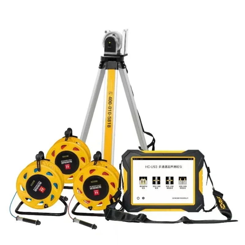 HC-U93 Ultrasonic Pile Integrity Tester Acoustic transmission to detect the integrity of foundation piles