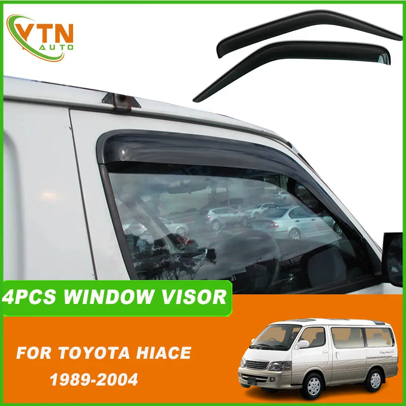 

For Toyota Hiace (4th Gen) 1989-2004 Car Side Window Rain Guard Weathershield Sun Rain Deflector