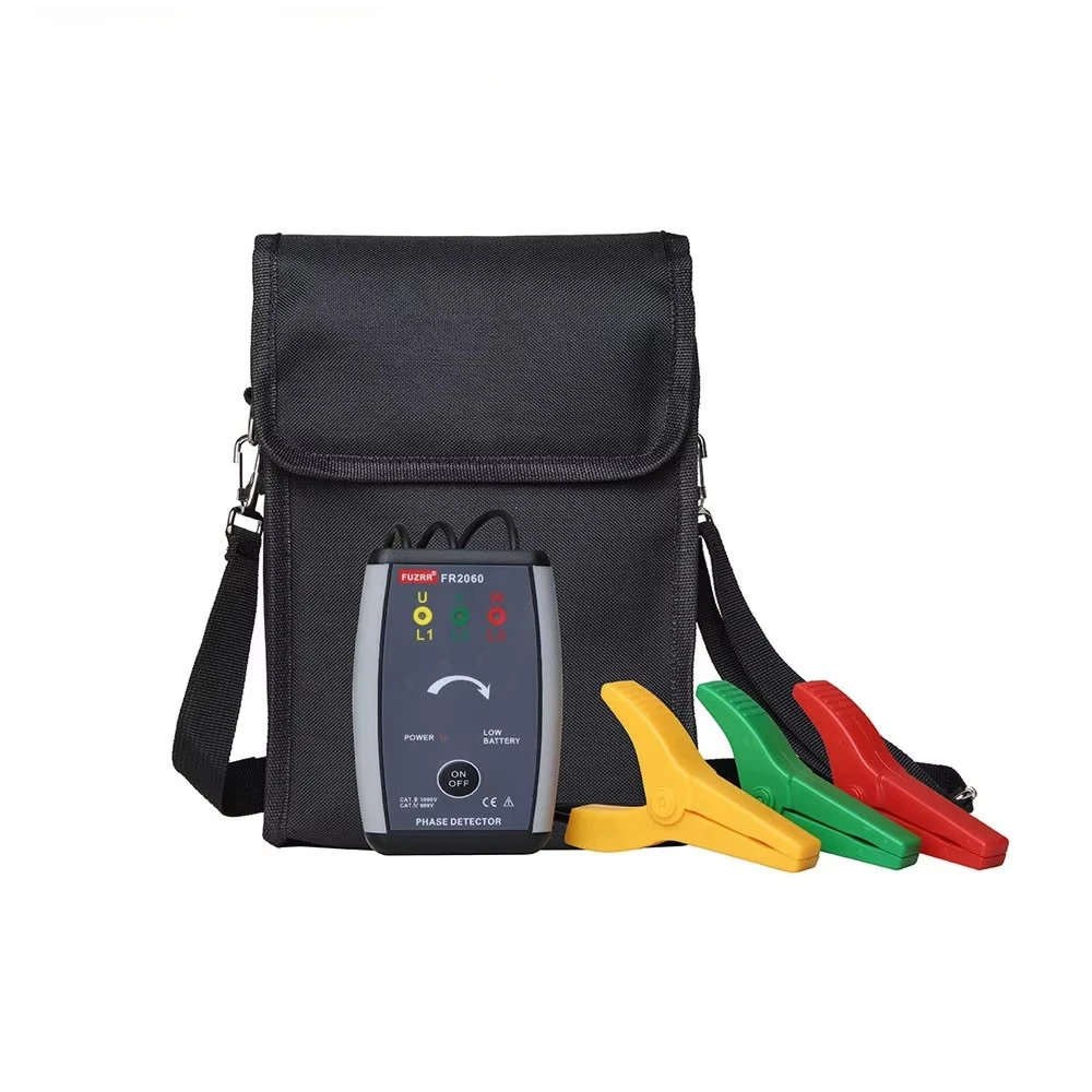 FR2060 Non-Contact Phase Sequence Meter Handheld 3 Phase Sequence Tester Phase Tester
