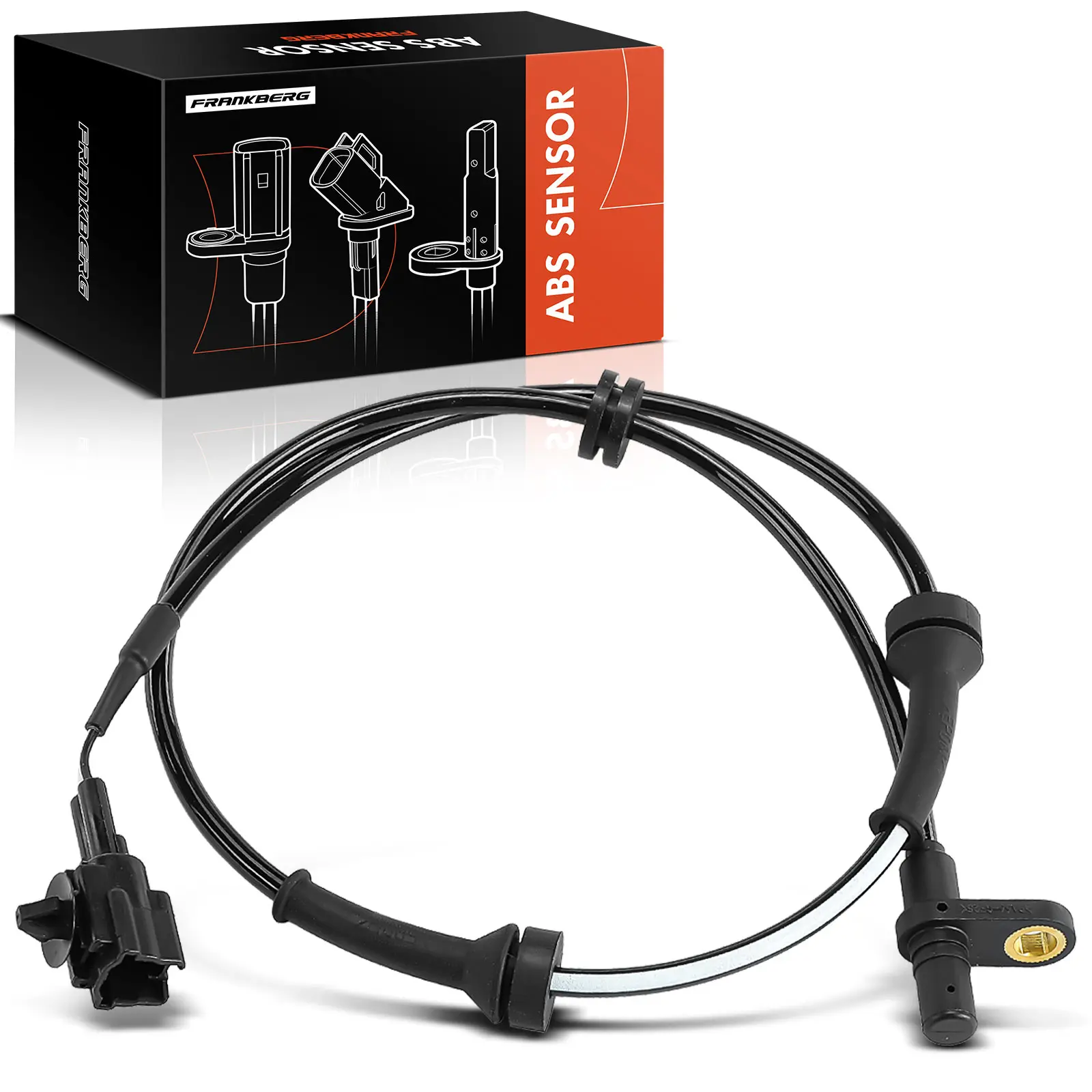 Frankberg 1x ABS Sensor Hinterachse Links für Nissan Tiida Schrägheck Stufenheck 1.5L 1.6L 1.8L 2004-2013 479011JY0A 47901ED500