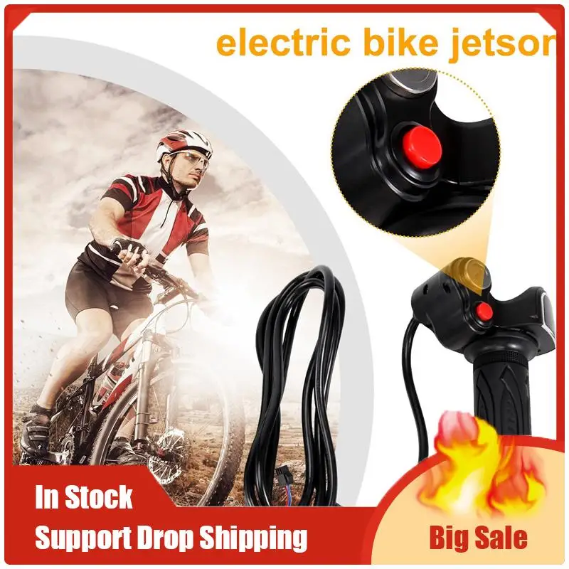 

A35F New Gas Handle Twist Throttle With Battery Indicator&Latching Switch&Lock/Key Electric Scooter Bicycle MTB Part