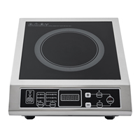 3500W Electric Induction Burner Cooktop Stove Temperature Adjustment 76-518°F, Timer and Preset