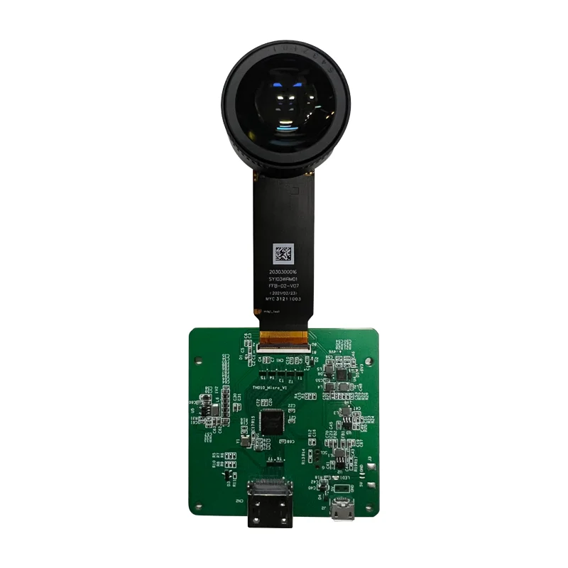 TDO 3D Pannenkoek VR Lens 1.03 Inch 2560x2560 Mipi Micro Organische Light Emitting Diode Display Module Met Optische Lens AMOLED