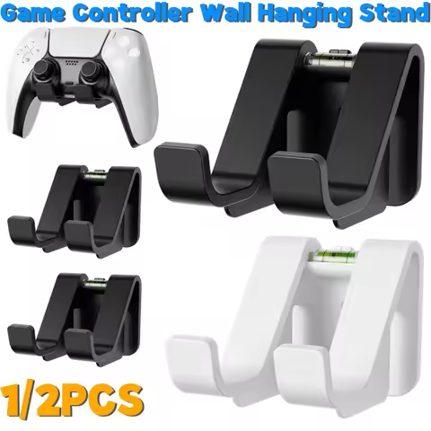 1/2PCS Game Controller Hanging Stand Game Handle Hanging Bracket Game Controller Wall Hanger for Switch/Xbox/PS4/PS5 Gamepads