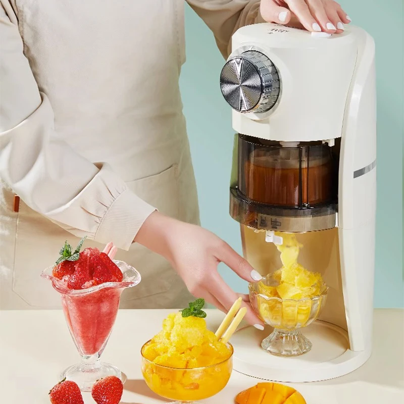 WET-5G Shaving Ice Machine Household Small Sorbet Smoothie Machine Net Red Mini Automatic Snowflake Ice Crushing Machine Artifac