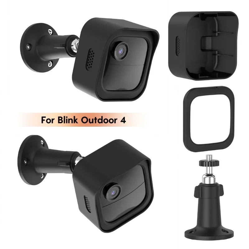 Durable Wall Mount Bracket for Blink Indoor/Outdoor 4 Camera 360 degree Flexible Placement for Better Monitoring