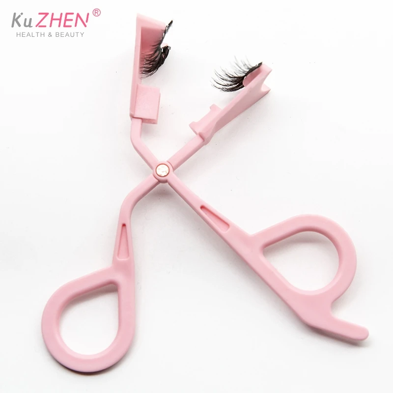 Metal Magnetic Eyelashes Tweezer Magnetic False Eyelash Curler Magnet Eyelashes Fake Lashes Clip Clamp Makeup Tools Accessories