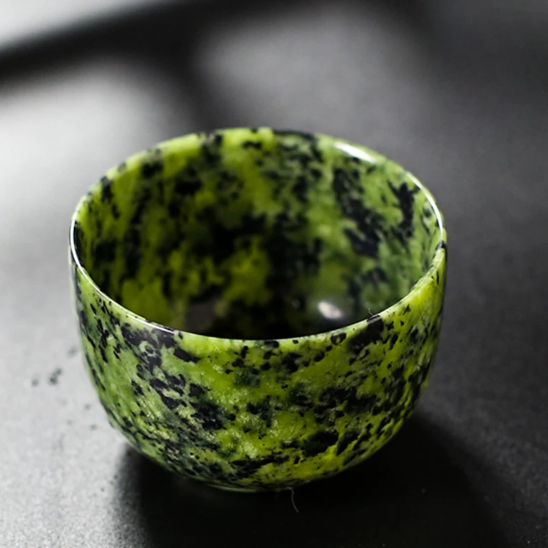 Yao Wangshi Small Straight Tea Cup Wine Cup Personal Cup High Goods Tibetan Jade Magnetic