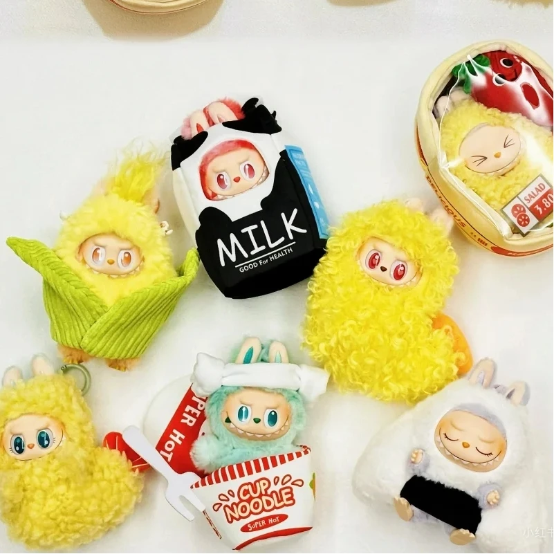 For Labubu clothes Wacky Mart Cute Doll Clothes Cockroach food Clothing Fried Shrimp Outfit Cartoon Costumes Suit Diy Doll