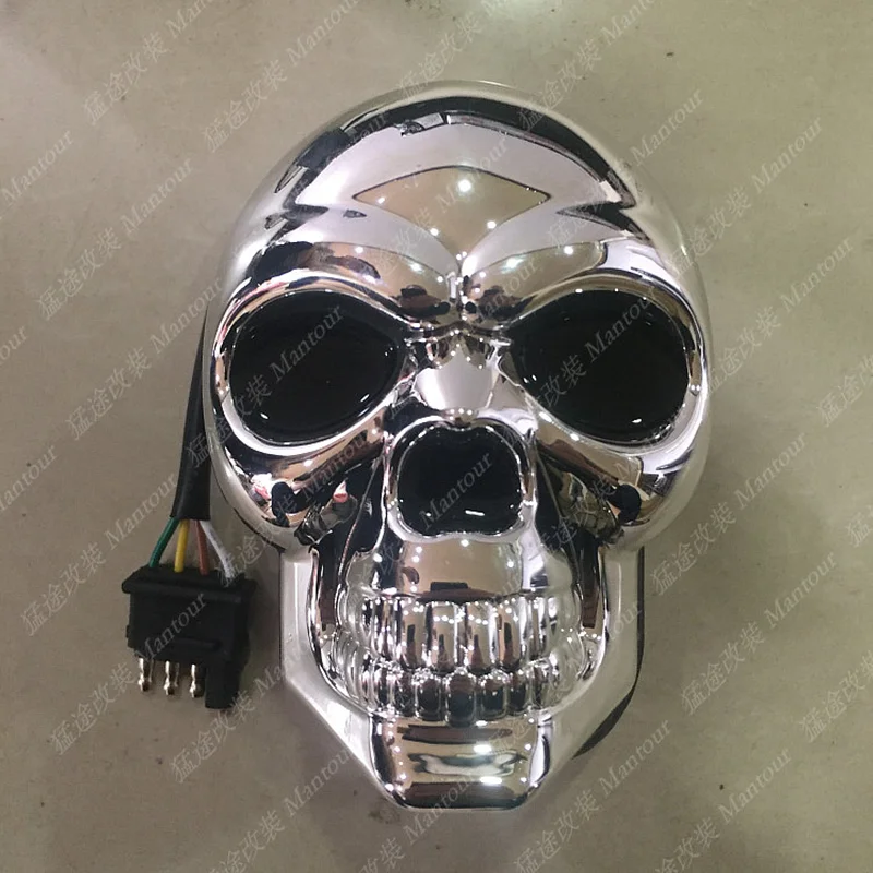 Universal Skull LED Illuminated Tow Hitch Cover Car Rear Trailer Socket Decorative Cap For NAVARA NP300 For Various Pickup