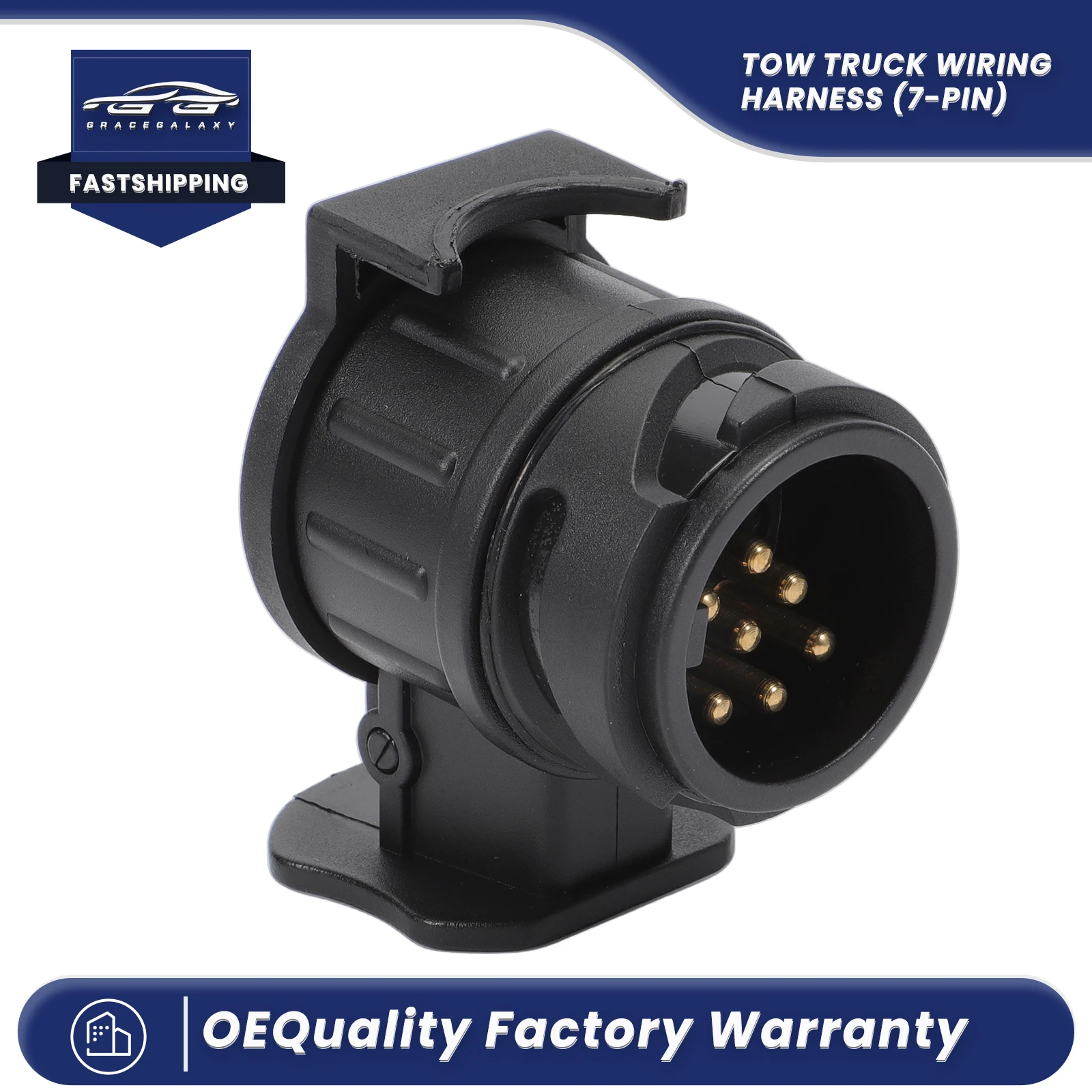 Car Accessories 13 To 7 Pin Trailer Truck Electric Towing Converter Tow Bar Plug Adaptor Socket