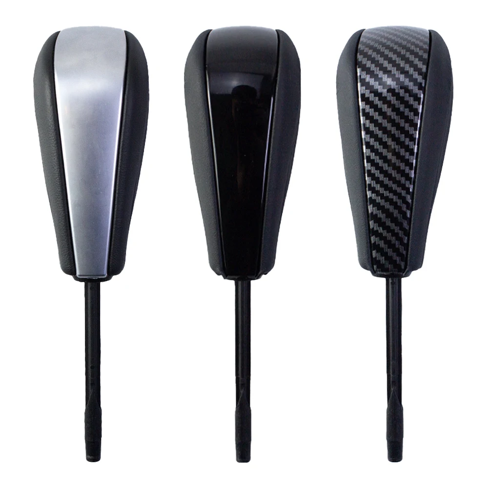 For BMW E39 E46 E53 E60 E61 E63 E64 E83 E81 E82 E87 E90 E91 E92 E93 Gear Shift Knob leather Shifter Sticke New Product Auto Part - view 4