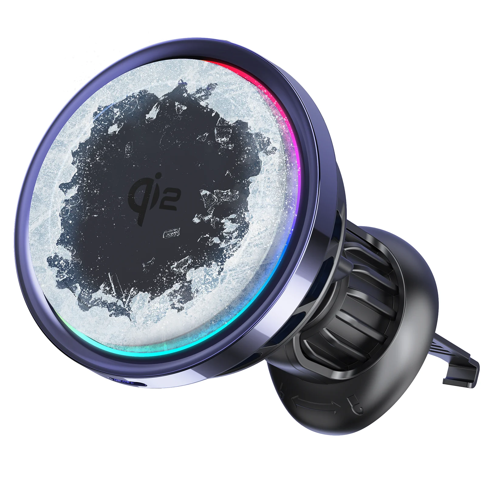 qi2 magnetic car wireless charger for Apple iPhone 15 semiconductor refrigeration15W fast charging car phone holder stand