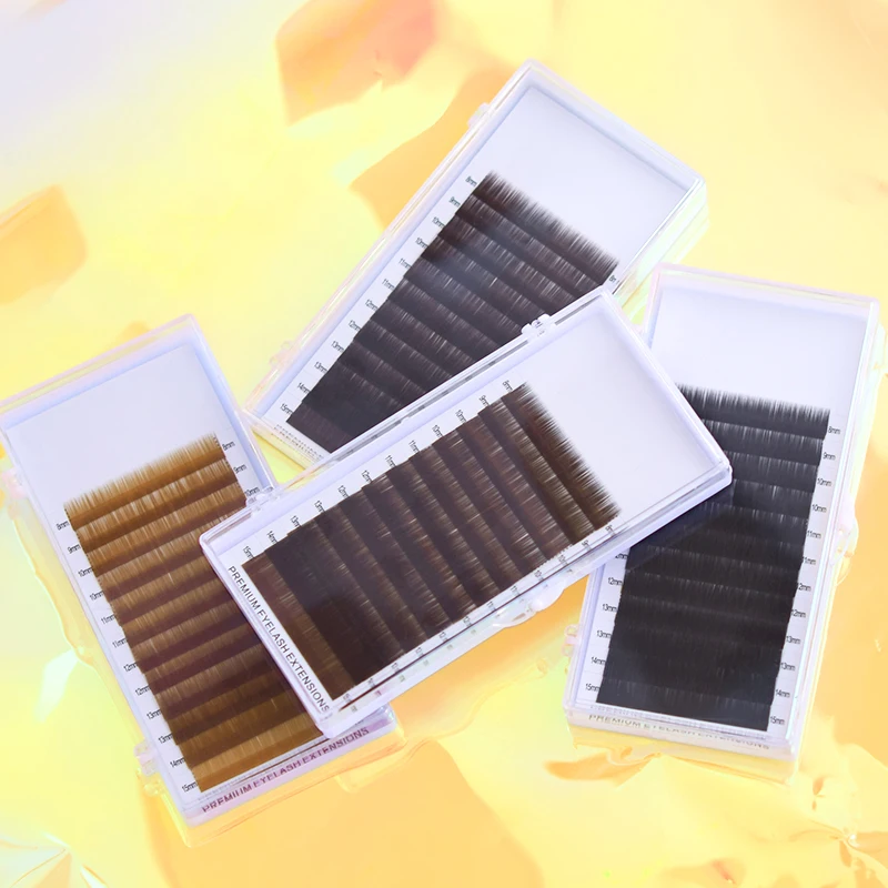 H&L SINCE 1990 No Curl 0.07 thickness Eyelashes Extensions Supplies High Quality Natural Look Professional Makeup Tools